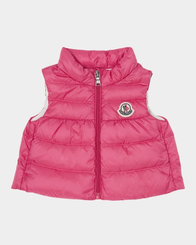 Girl's Hiva Down Puffer Vest, Size 6M-3